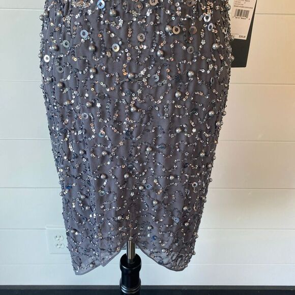 Adrianna Papell Women's Beaded Dolman Sleeve Dress Size 0 New NWT - Picture 9 of 16